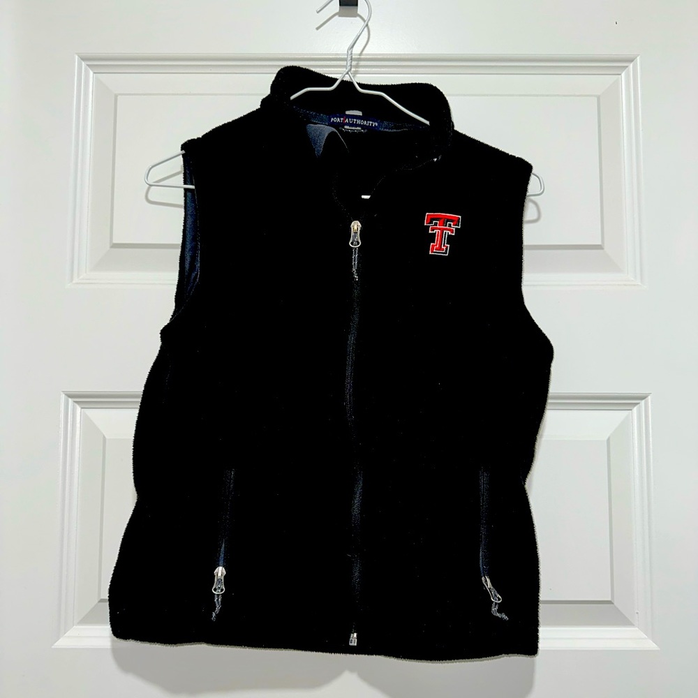 Texas Tech fleece vest